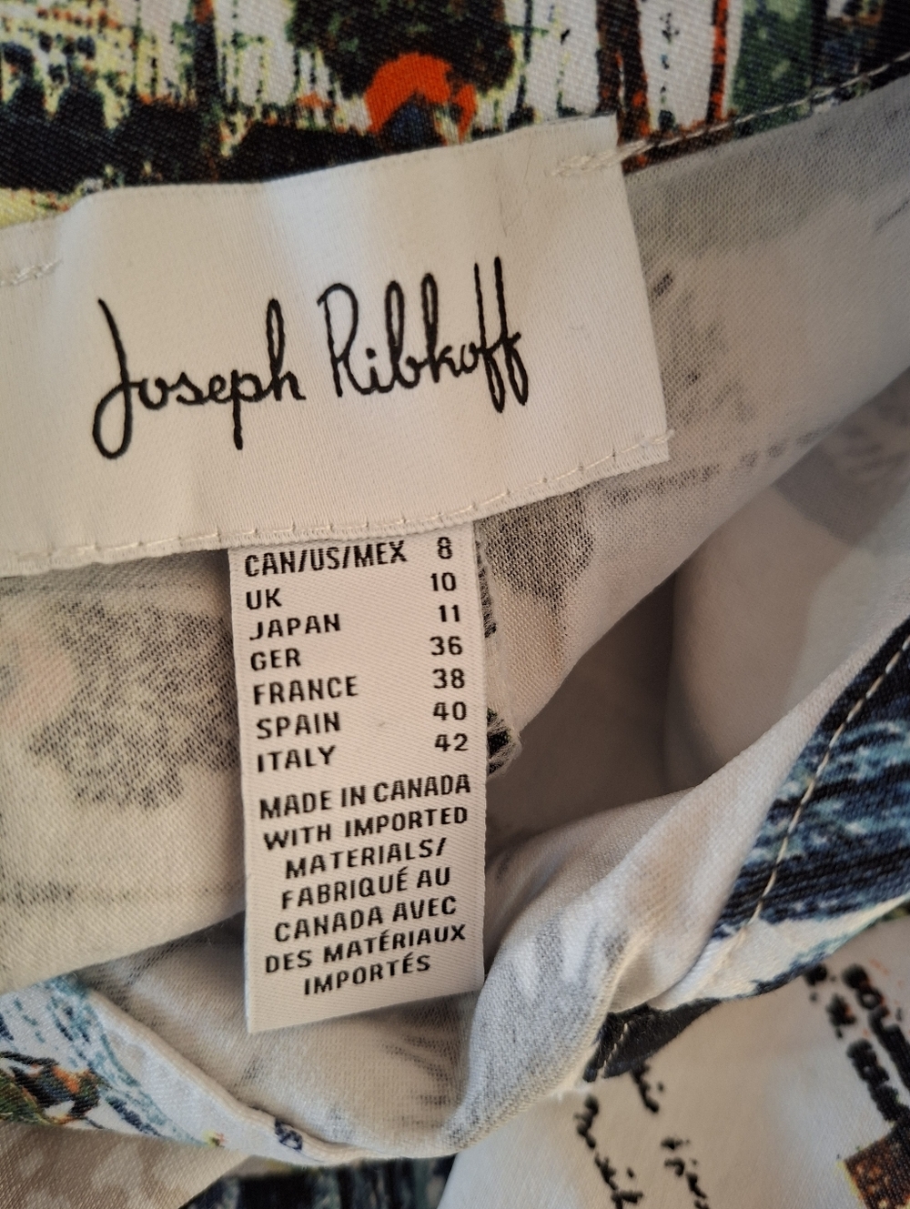 Joseph Ribkoff Sleeveless Midi Dress Stretch Size 8 - Picture 13 of 13